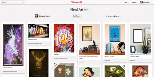 Being geek chic nerd art